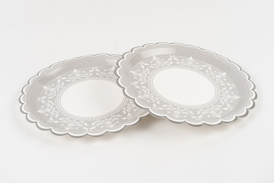 Blomformade papperstallrikar Blomformade papperstallrikar