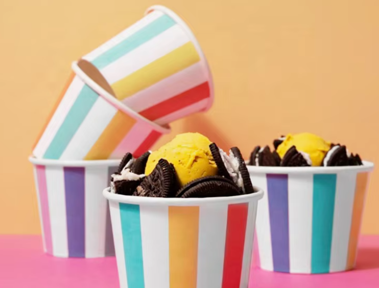 Är glasspappersmuggar det bästa valet för frysta desserter?